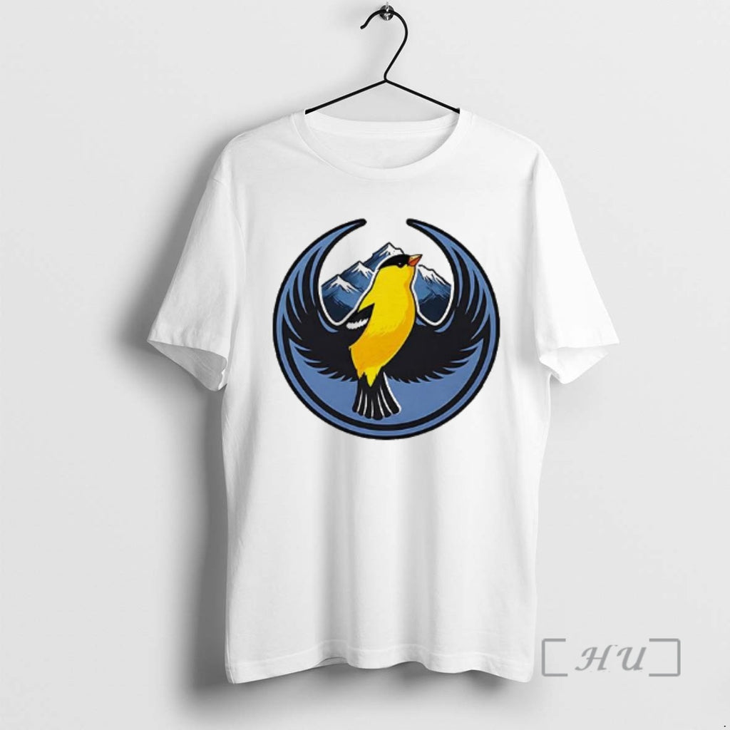 Officials Washington American Goldfinch Resistance Bird Logo Woman