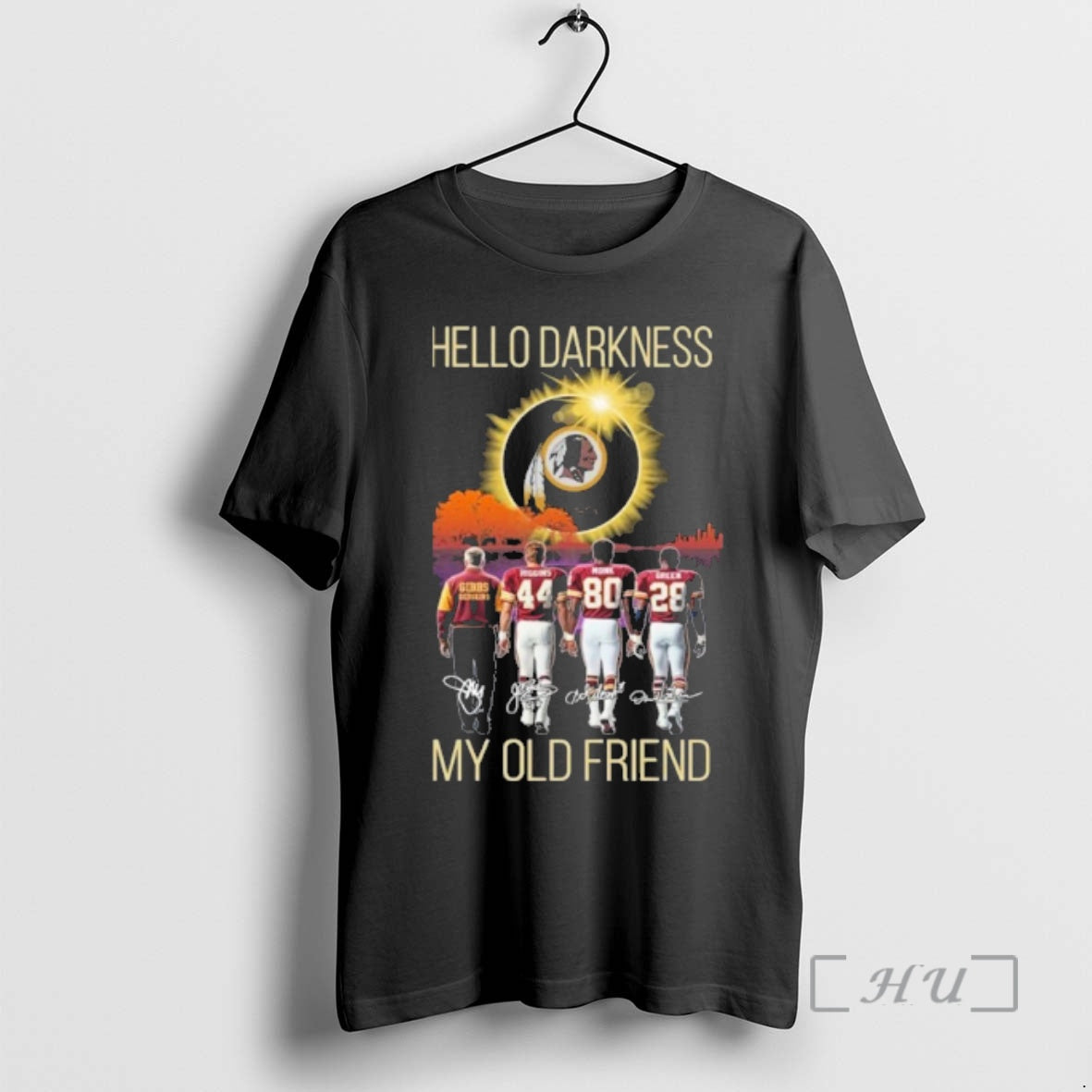 Officials Washington Redskins Hello Darkness My Old Friend Premium T Shirt Sweater