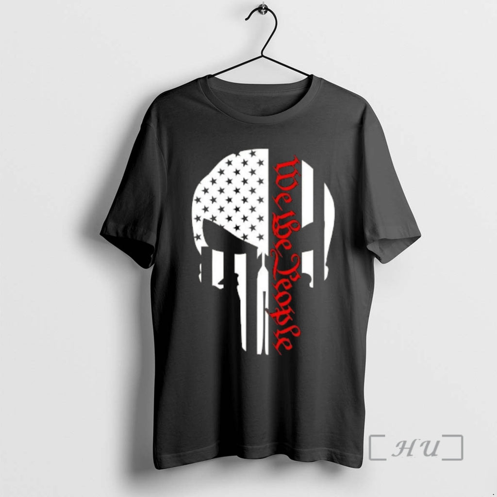 Officials We The People Skull Patriotic Freedom