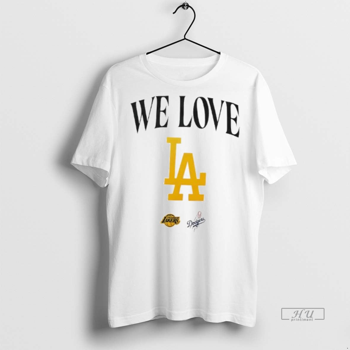 Officials We Love La Lakers And Dodgers Logo Premium Tee Shirt Sweater