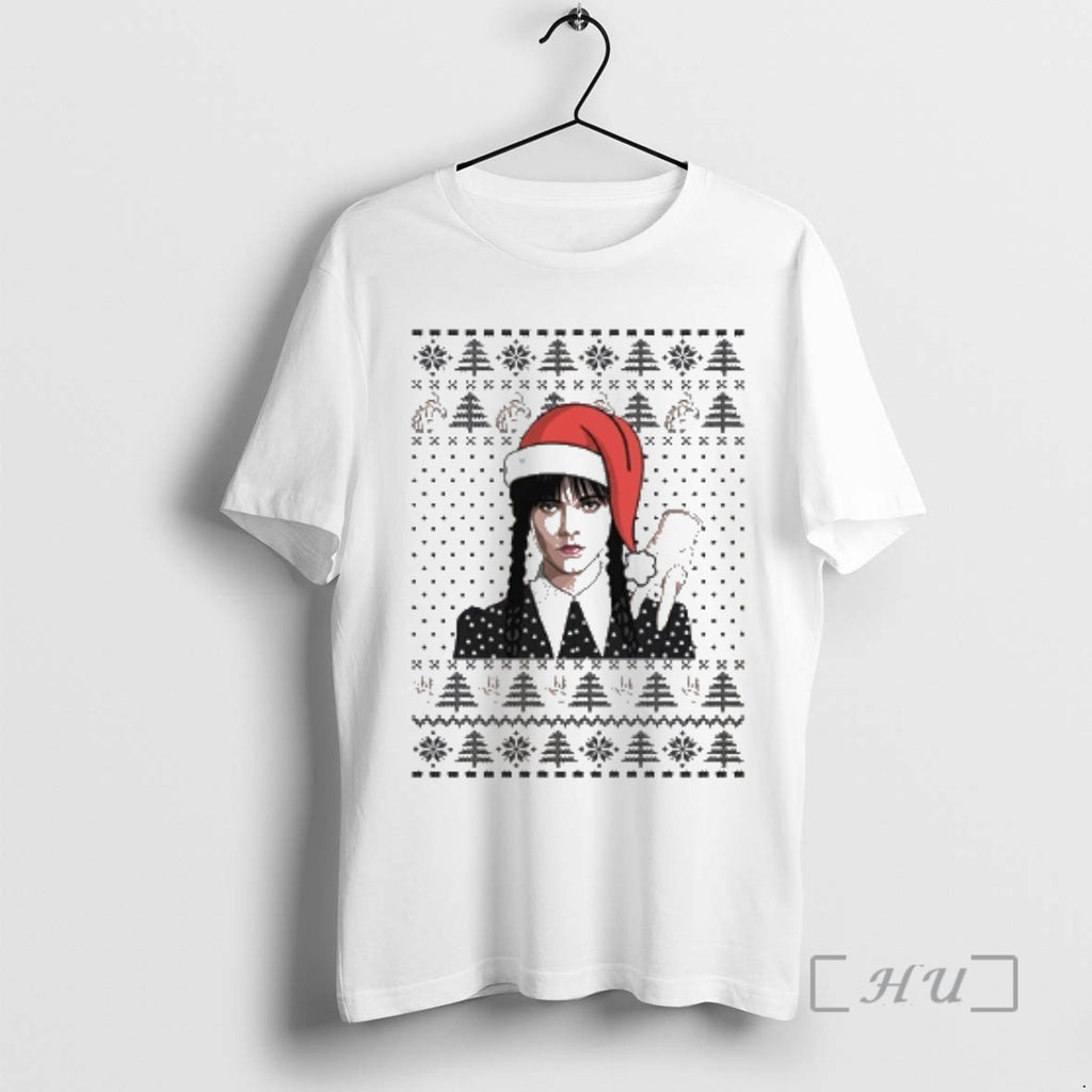 Officials Wednesday Addams Thing Christmas Premium T Shirt Sweater