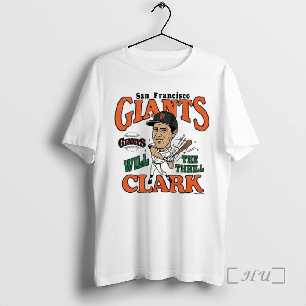 Officials Will Clark San Francisco Giants Baseball Caricatures Woman