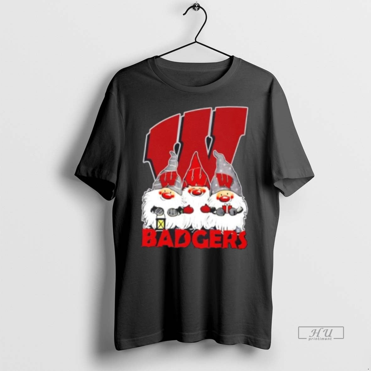 Officials Wisconsin Badgers X Gnomes Xmas Christmas Premium Tee Shirt Sweater