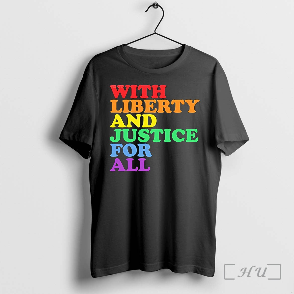 Officials With Liberty And Justice For All Lgbt Pride Month Unisex , , , Long Sleeve Tee