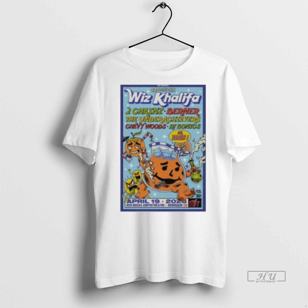 Officials Wiz Khalifa Red Rocks Amphitheatre Concert Apr 19 2026 Premium Tee Shirt Sweater