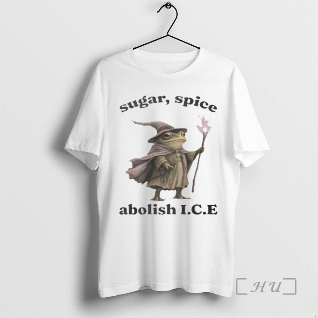 Officials Wizard Frog Sugar Spice Abolish Ice 2026 Funny