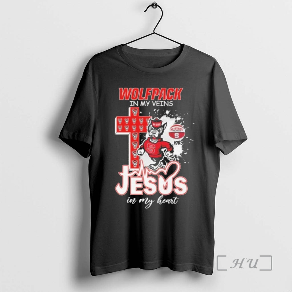 Officials Wolfpack In My Veins Mascot Jesus In My Heart