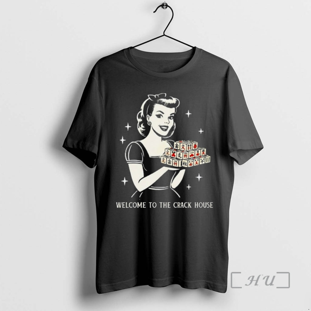 Officials Women Holding Mahjong Welcome To The Crack House Vintage