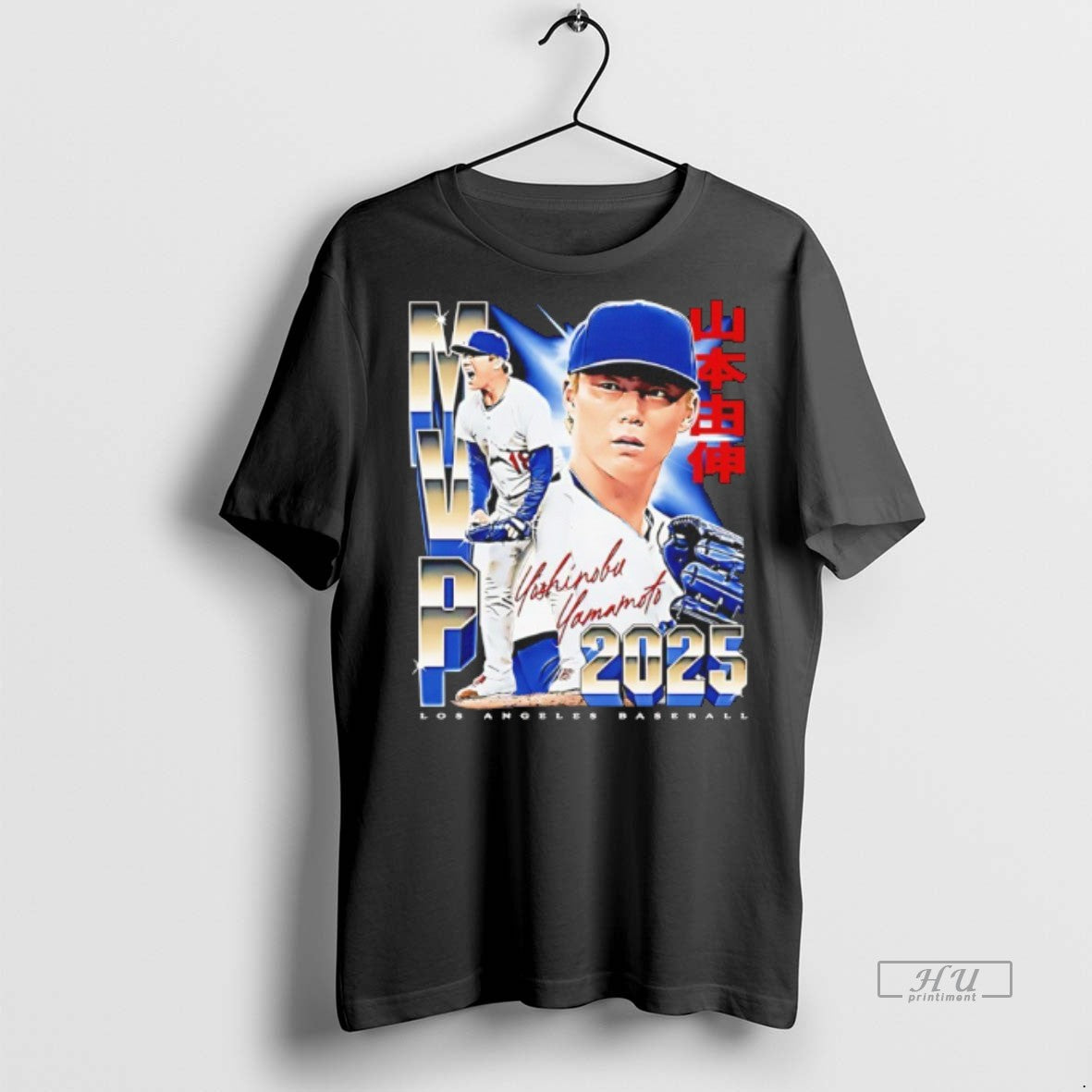 Officials Yoshinobu Yamamoto Los Angeles Dodgers 2025 Champs Mvp Autographed Premium Tee Shirt Sweater