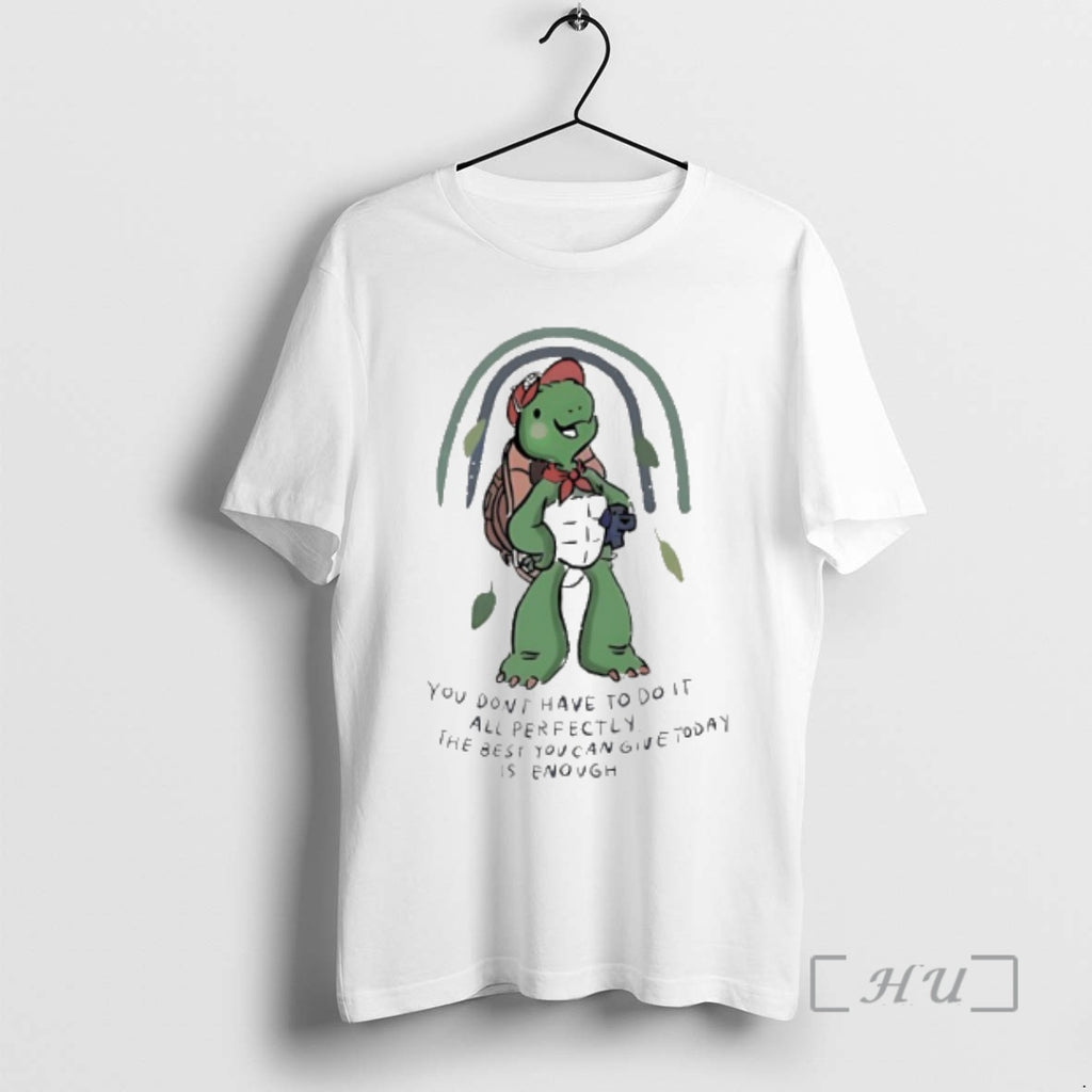 Officials You Dont Have To Do It All Perfectly Turtle Rainbow Premium T Shirts Sweater