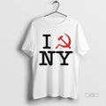 Officials Zohran Mamdani Communism I Love New York Premium Tee Shirt Sweater