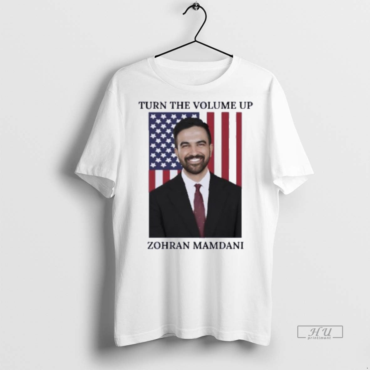 Officials Zohran Mamdani Turn The Volume Up Photo Premium Tee Shirt Sweater