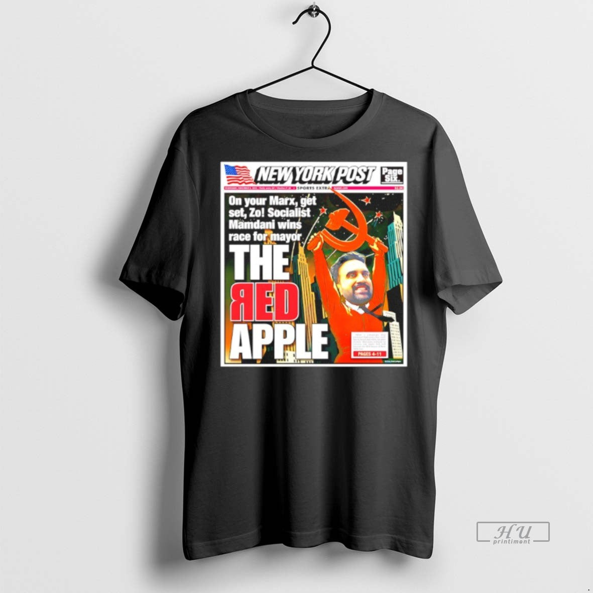 Officials Zohran Mamdani Wins 2025 Nyc Mayoral Election News Premium Tee Shirt Sweater