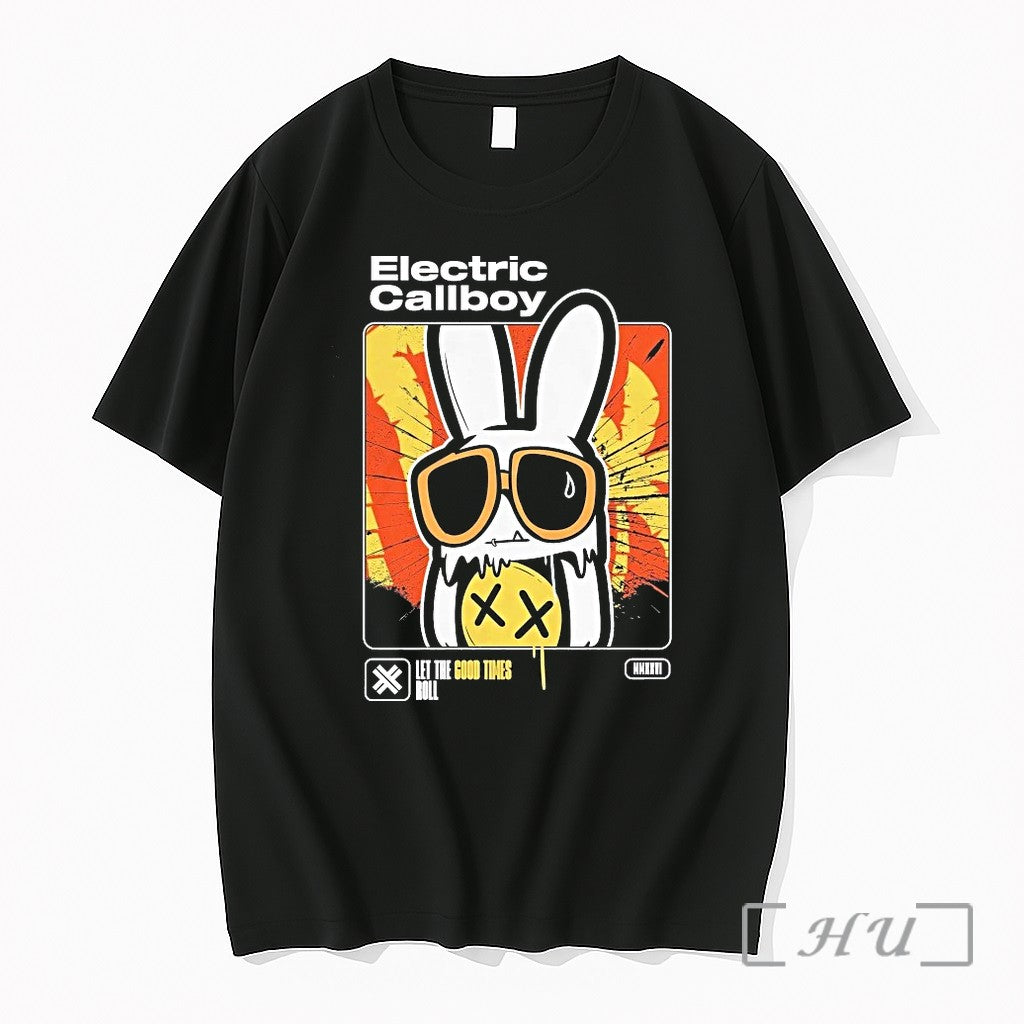 Officials Electric Callboy Let The Good Times Roll Melting Bunny Unisex , , , Long Sleeve Tee
