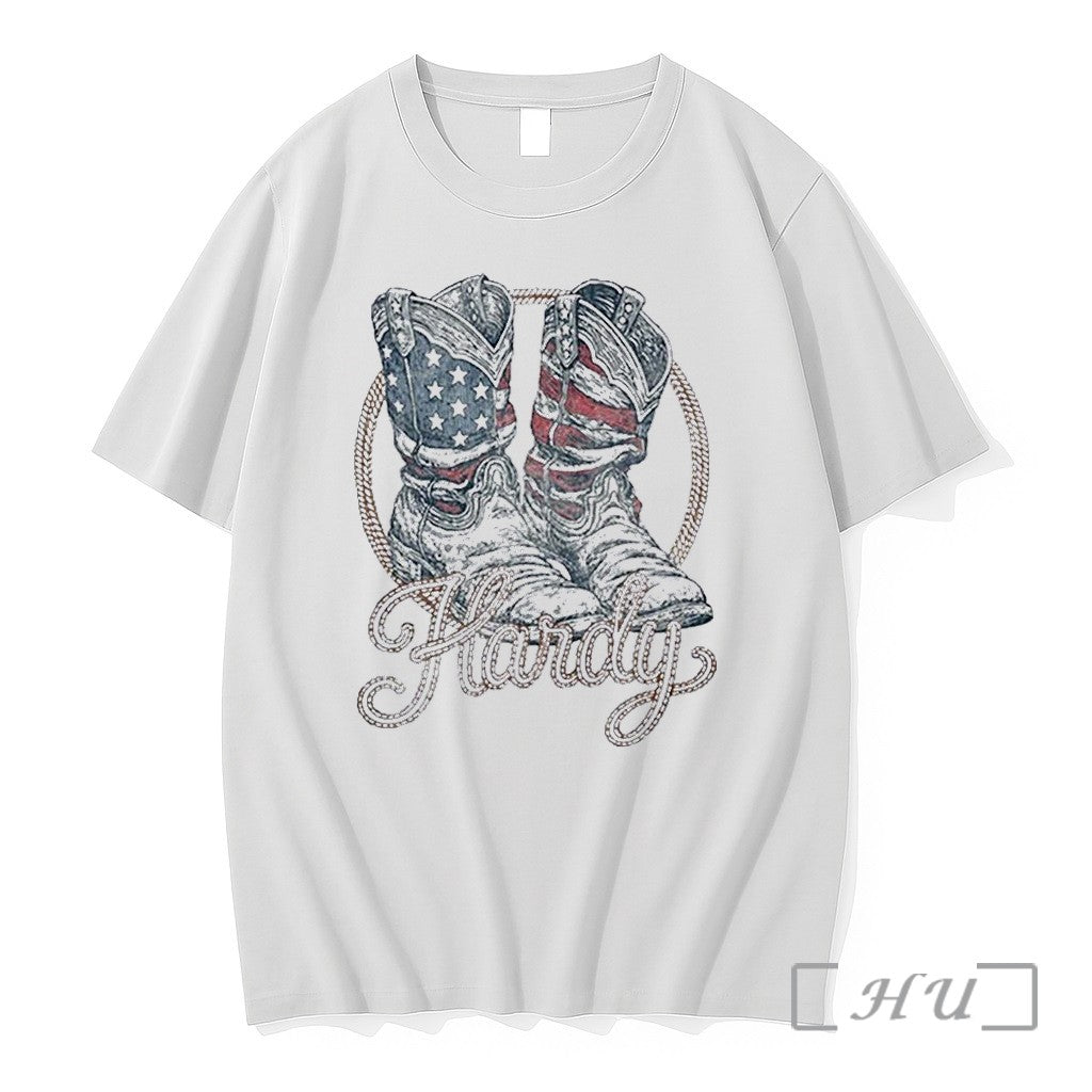 Officials Hardy Boots Americana Premium T Shirts Sweater Jpg Unisex , , , Long Sleeve Tee