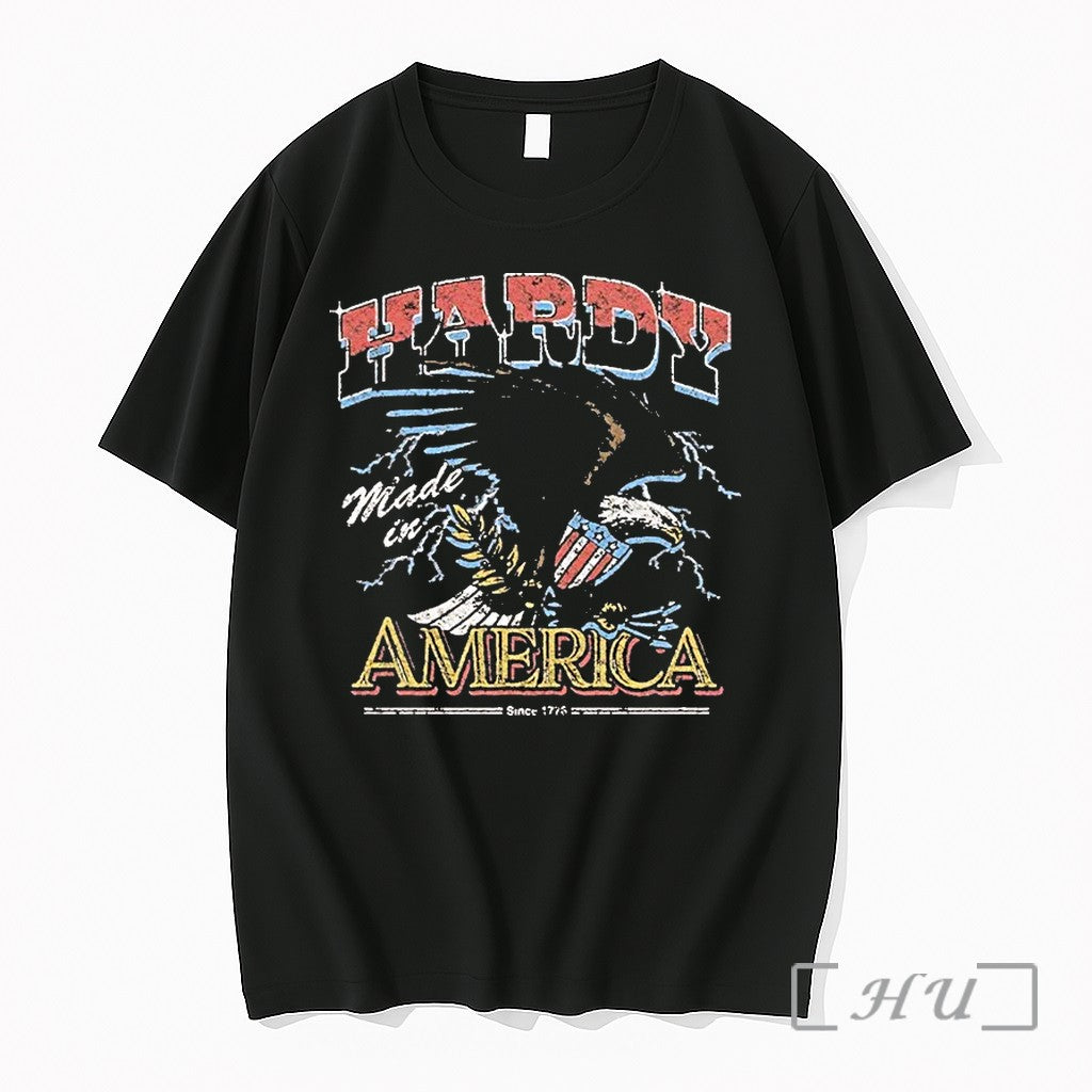 Officials Hardy Made In America Since 1776 Eagle Unisex , , , Long Sleeve Tee