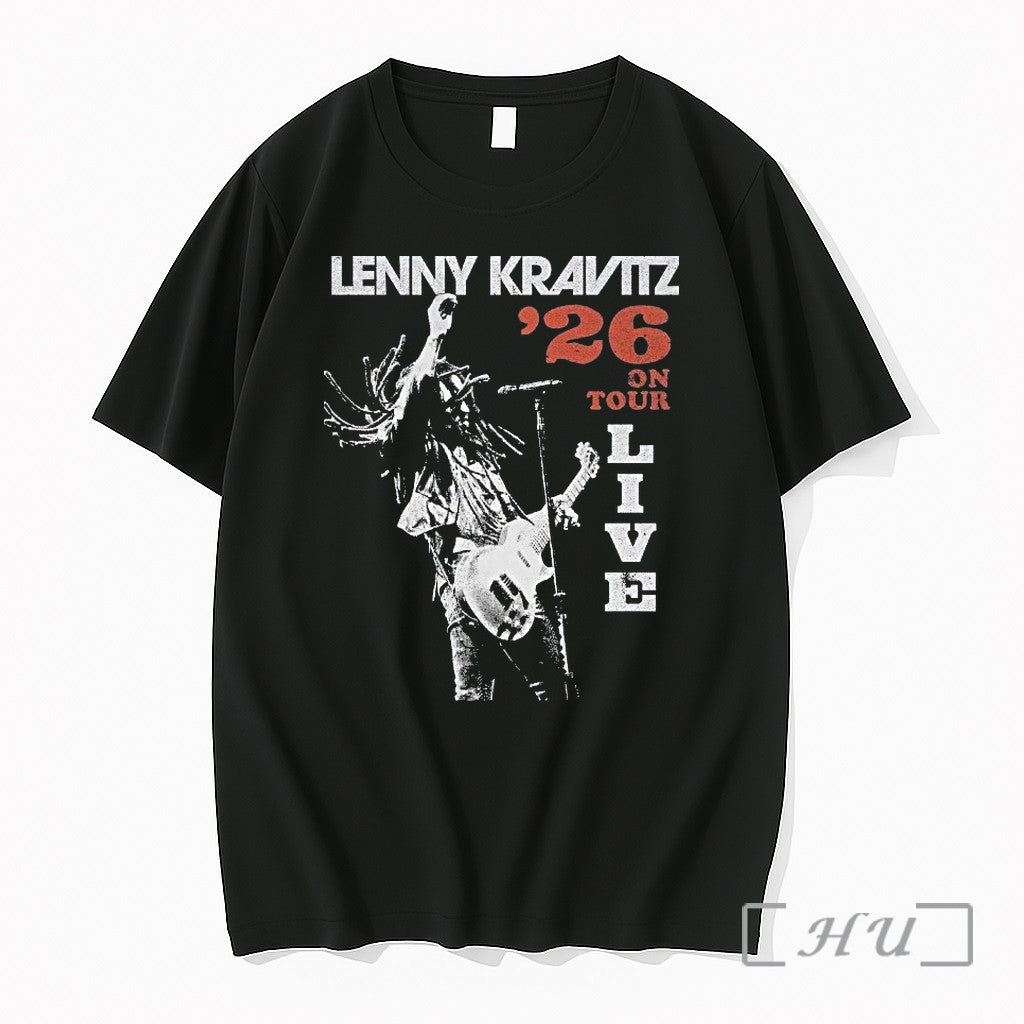 Officials Lenny Kravitz 2026 On Tour Live Premium T Shirts Sweater Jpg Unisex , , , Long Sleeve Tee