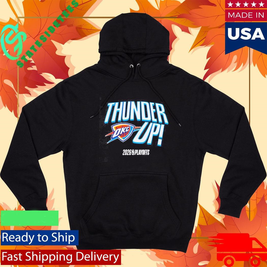 Oklahoma City Basketball Thunder Up 2026 NBA Playoffs Logo Shirt