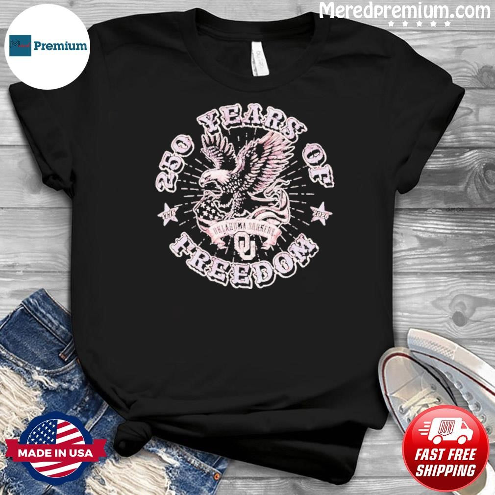 Oklahoma Sooners Americana 250 Years of Freedom 1776-2026 T-Shirt