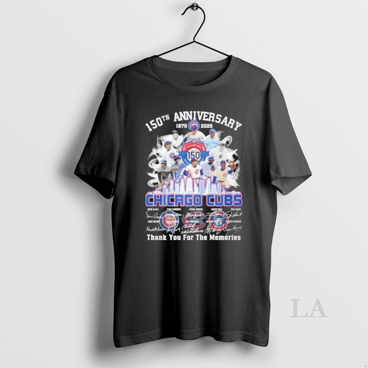 Original 150th Anniversary 1876 2026 Chicago Cubs Teams Signatures