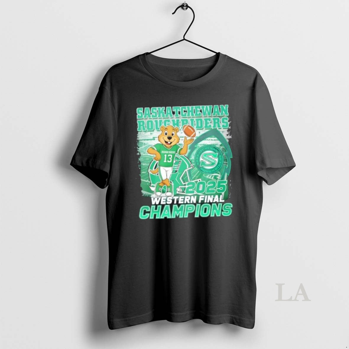 Original 2025 Western Final Champions Saskatchewan Roughriders Mascot