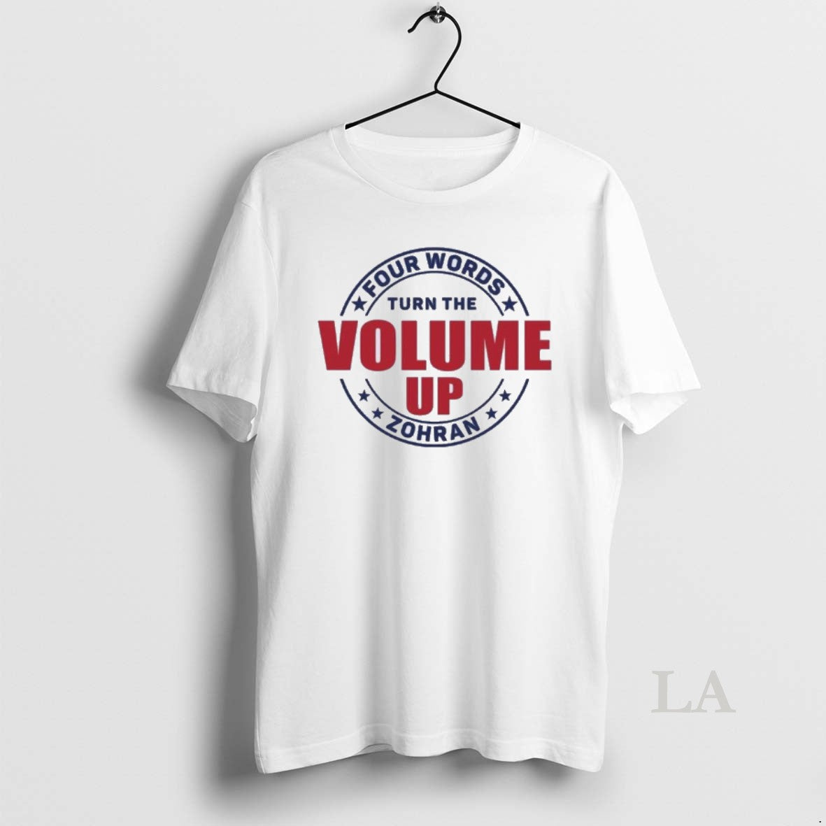 Original 4 Words Turn The Volume Up Zohran Mamdani