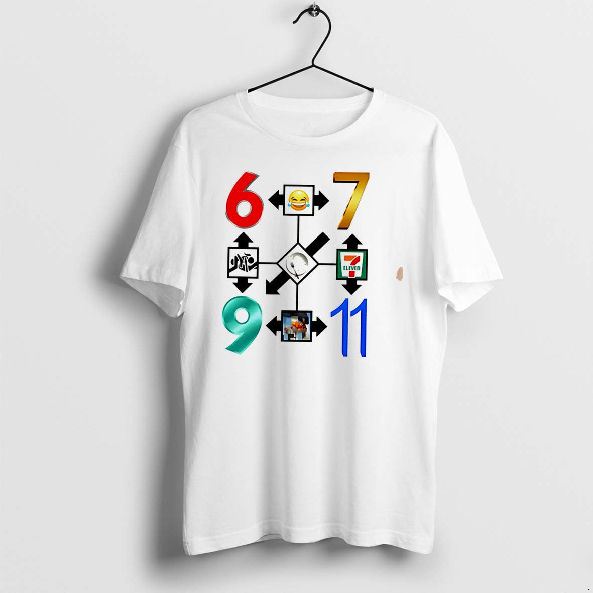 Original 67 911 Meme Tee Tshirts Jpg Unisex , , , Long Sleeve Tee