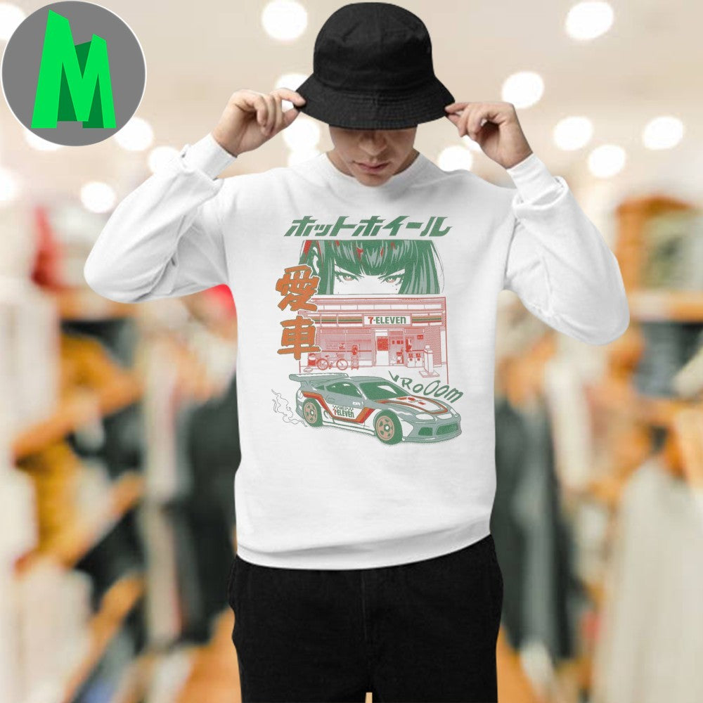 Original 7-Eleven x Hot Wheels Anime Street Racing T-Shirt