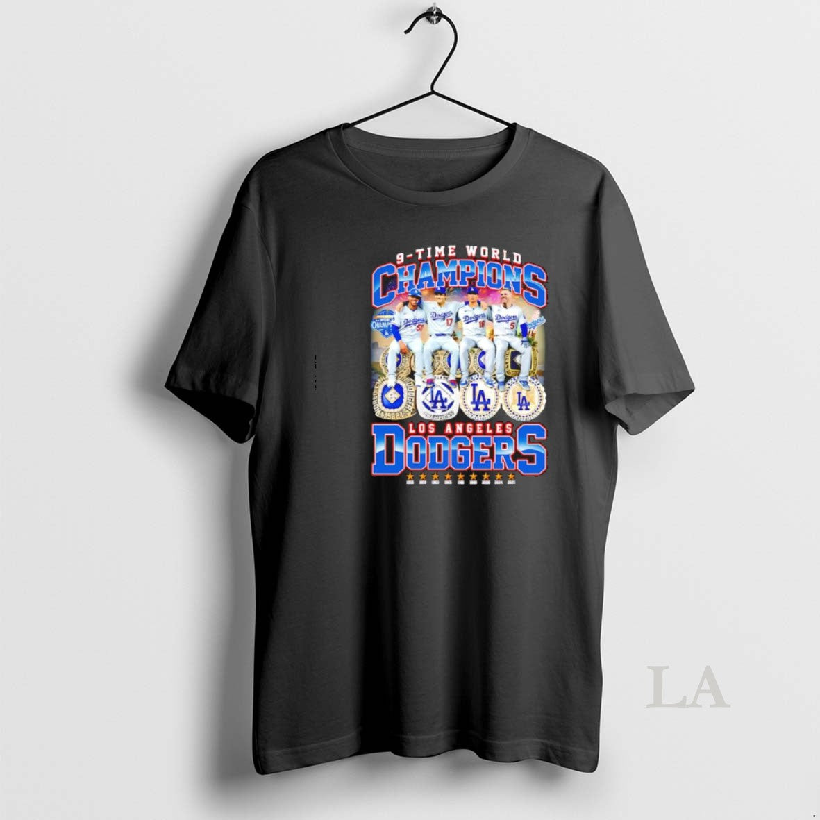 Original 9 Time World Champions La Dodgers 2025