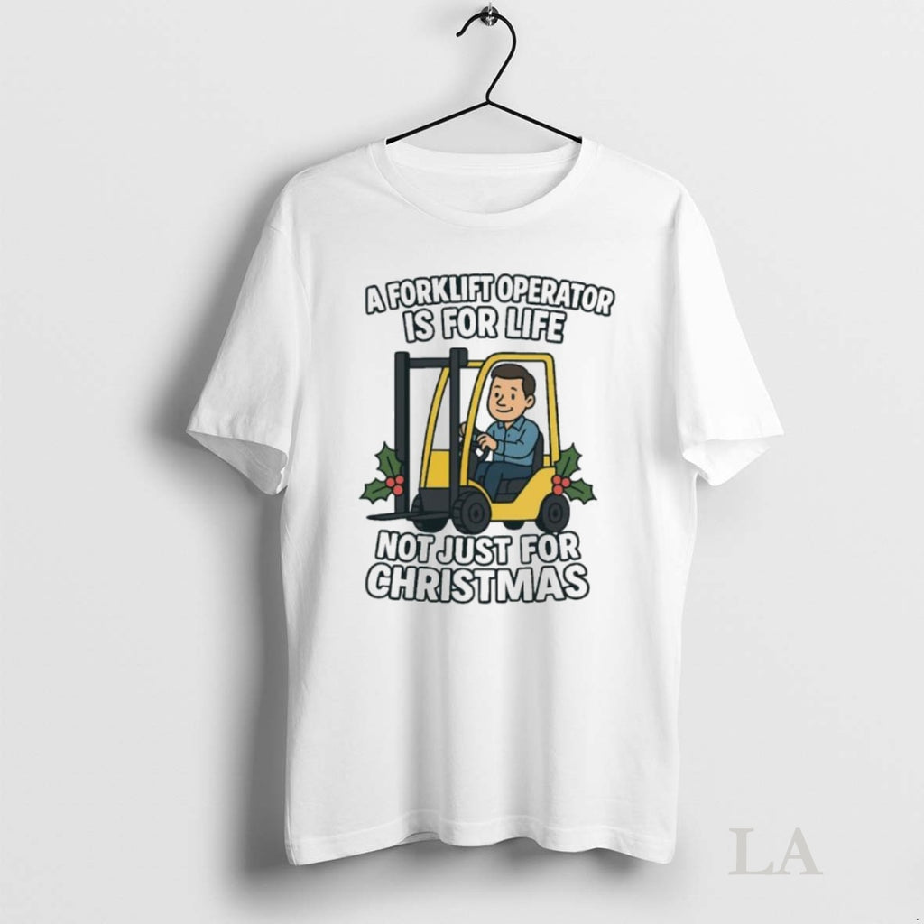 Original A Forklift Operator Is For Life Not Just For Christmas Ornaments