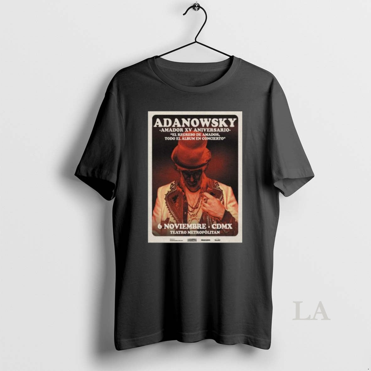 Original Adanowsky Cdmx Teatro Metropolitan November 6 2025 Long Sleve