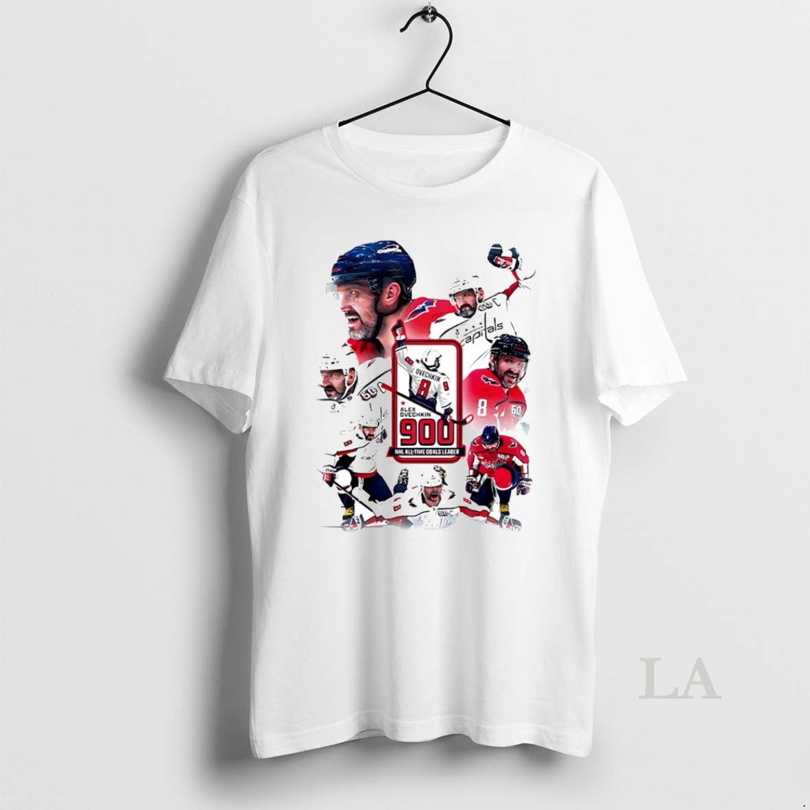 Original Alex Ovechkin 900 Most Goals In Nhl History 2 Sided