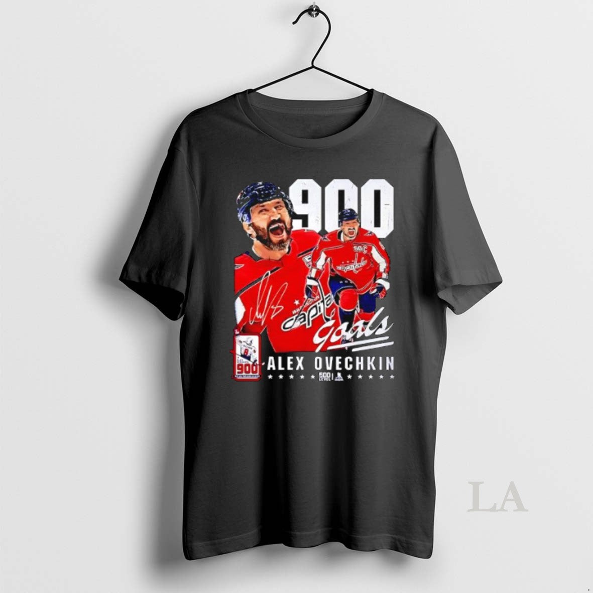 Original Alex Ovechkins 900 Goals Merchandise Career Signature