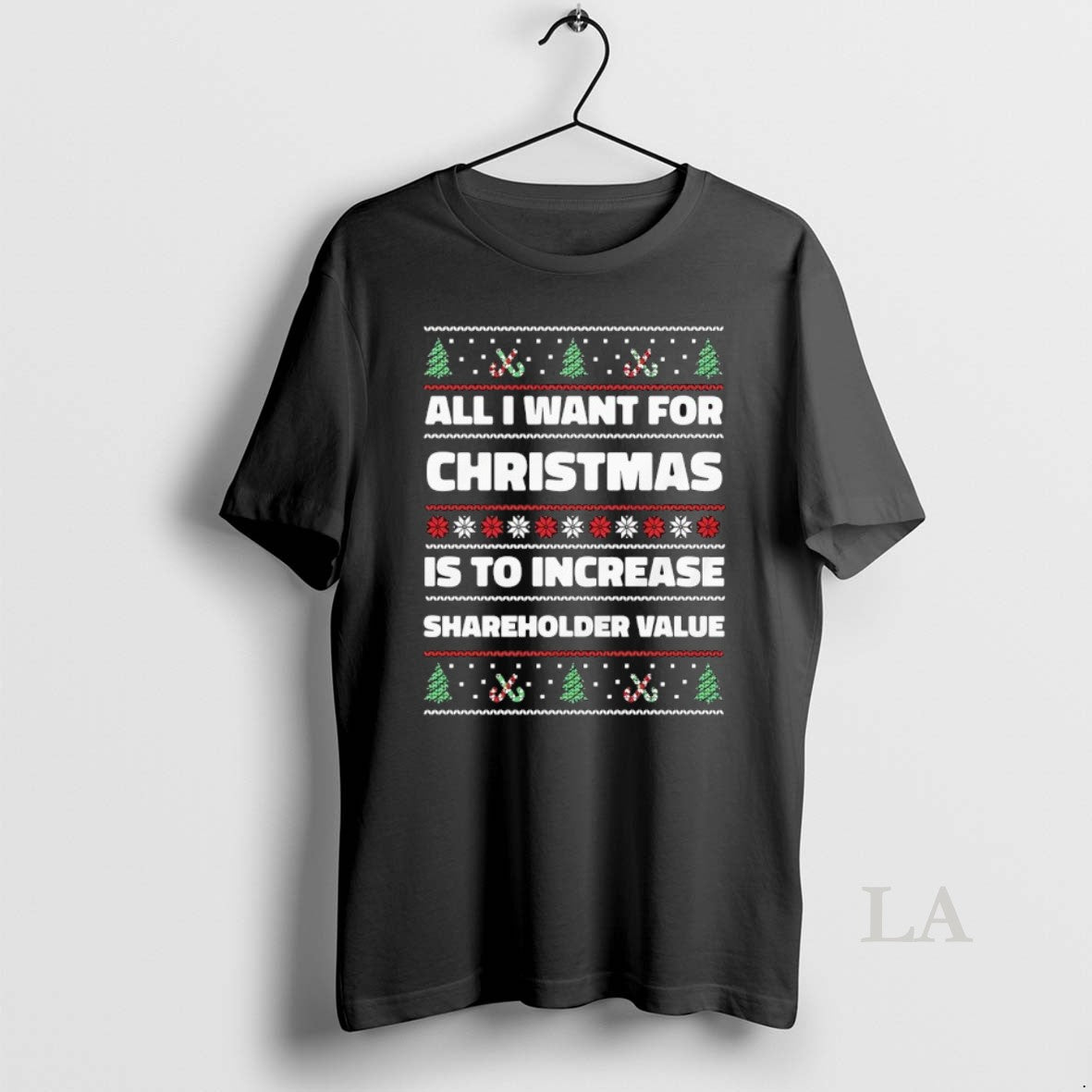 Original All I Want For Christmas Is To Increase Shareholder Value Ugly Christmas