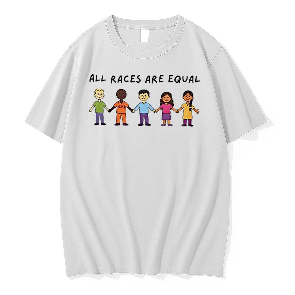 Original All Races Are Equal Cartoon Tshirts Jpg Unisex , , , Long Sleeve Tee