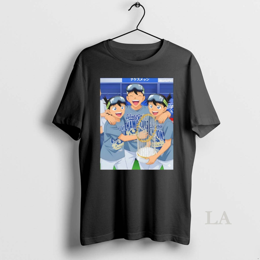 Original Anime Character Los Angeles Dodgers World Series Champions 2025 Mlb