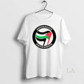 Original Antifasciste And Antisioniste Political Protest Support Palestine Logo