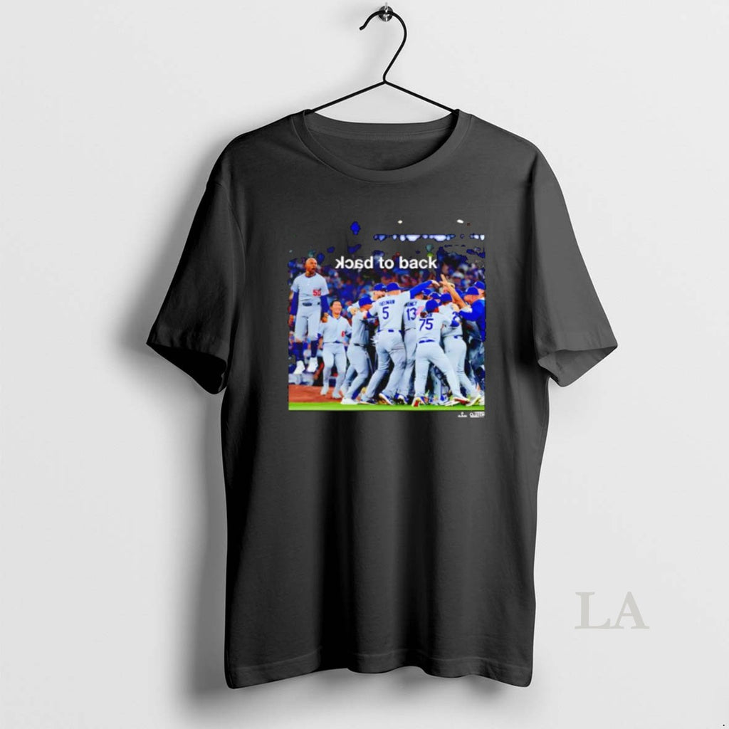 Original Back To Back Los Angeles Champions Retro Graphic