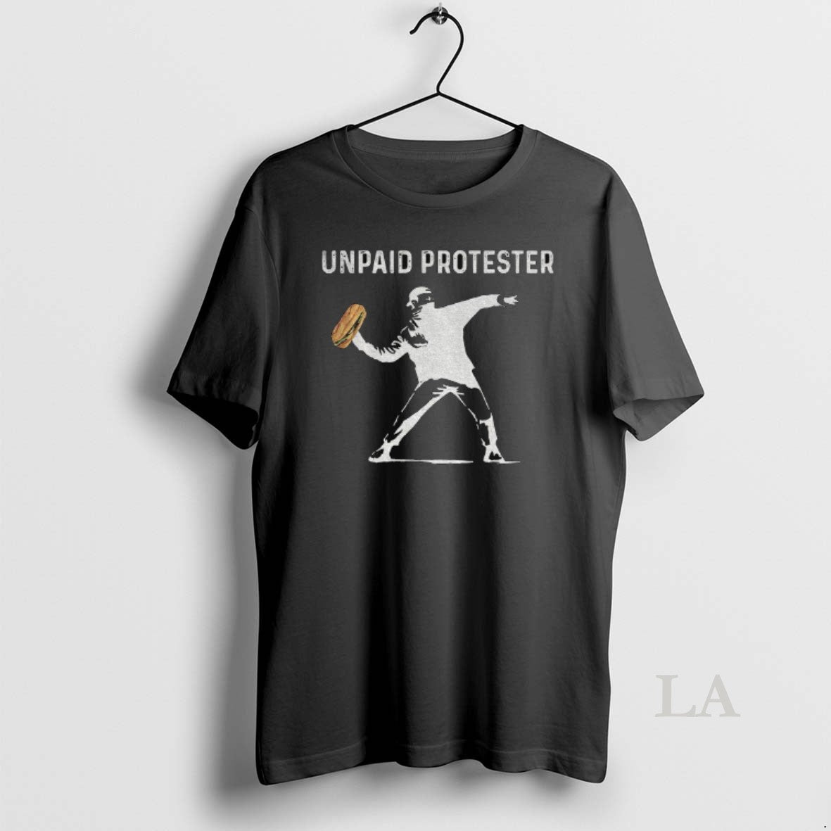 Original Banksy Inspired Protest Dc Sandwich Thrower Unpaid Protester