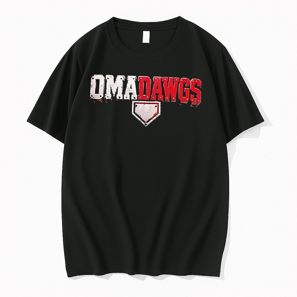 Original Baseball Home Plate Apparel Omadawgs Black Tshirts Jpg Unisex , , , Long Sleeve Tee