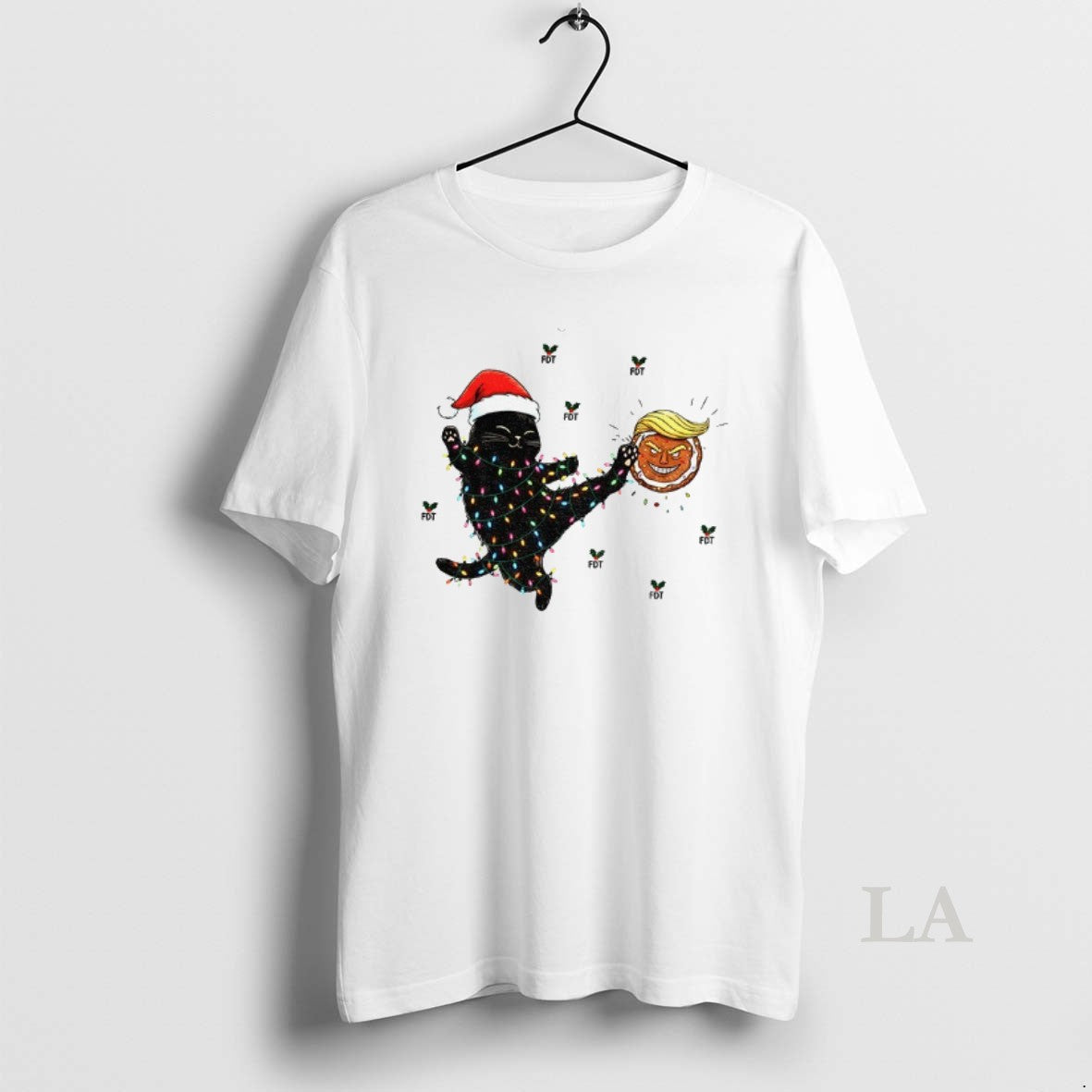 Original Black Cat Kick Trump Cookie Fdt Christmas 2025