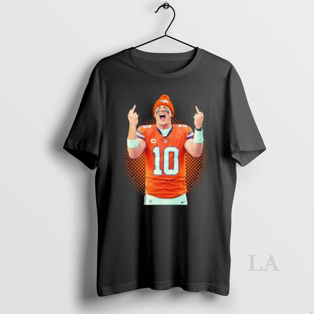 Original Bo Nix Midle Finger Retro Comic 70s