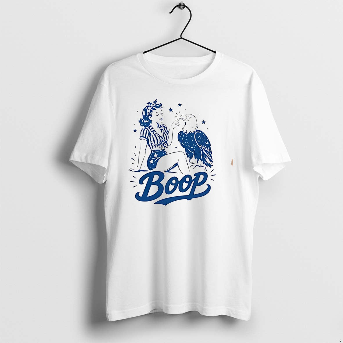 Original Boop Eagle Patriotic 4th Of July Tee Tshirts Jpg Unisex , , , Long Sleeve Tee