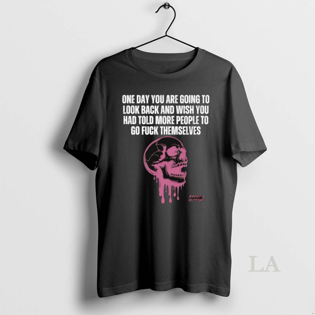 Original Burrito Meltdown Purple Dripping Skull One Day You Are Going To Look Back