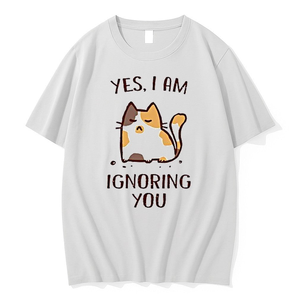 Original Calico Cat Yes I Am Ignoring You Tshirts Jpg Unisex , , , Long Sleeve Tee