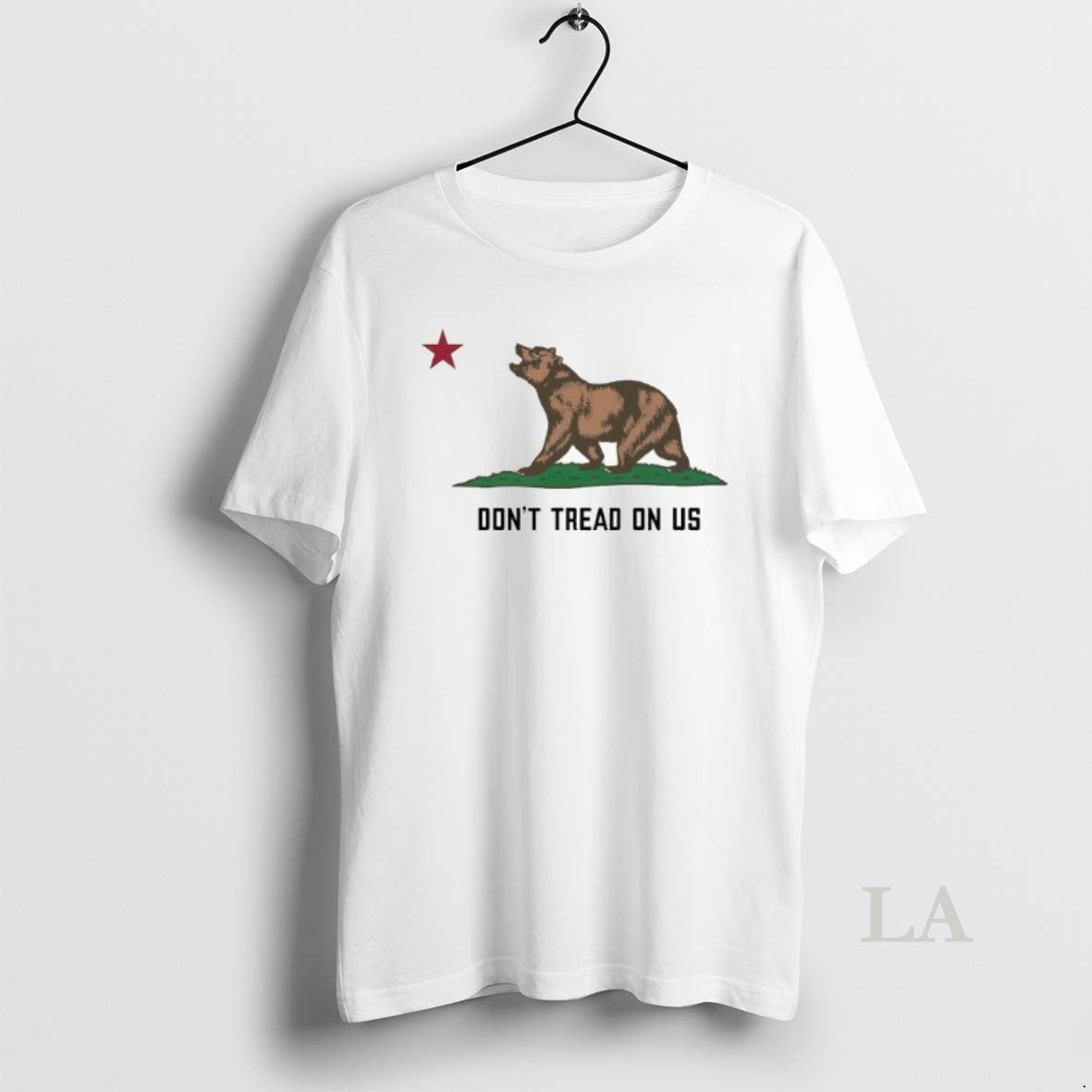 Original California Bear Flag Parody Dont Tread On Us Bumper