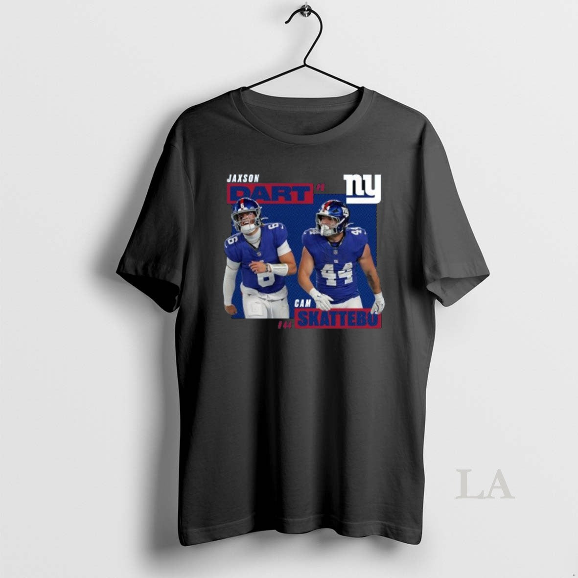 Original Cam Skattebo Jaxson Dart New York Giants Big Tall Long Sleve