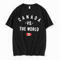Original Canada Vs The World Flag Black Tshirts Jpg Unisex , , , Long Sleeve Tee