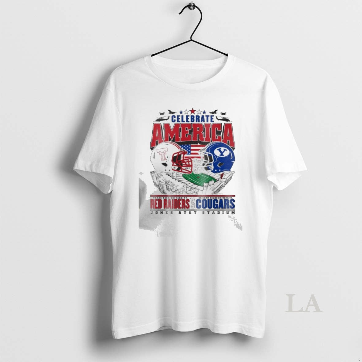 Original Celebrate America Game Day 2025 Texas Tech Red Raiders Vs Brigham Young Cougars
