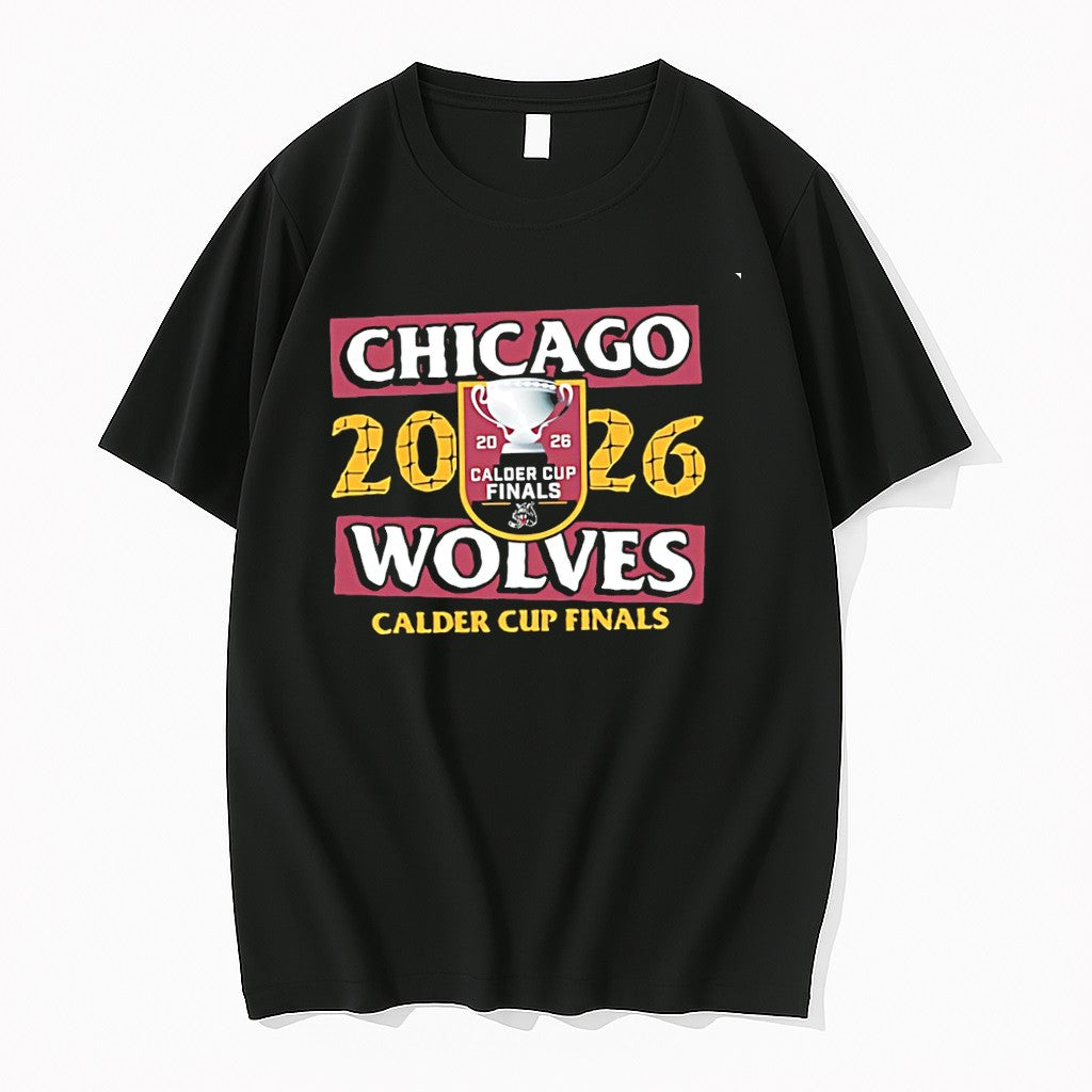 Original Chicago Wolves 2026 Calder Cup Finals Tshirts Jpg Unisex , , , Long Sleeve Tee